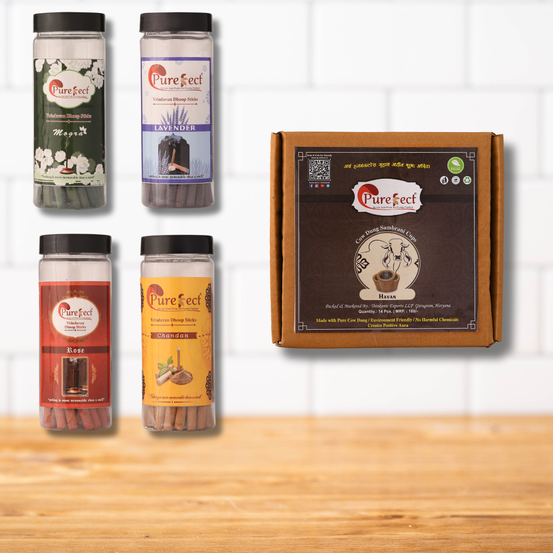 Dhoop sticks + ( 1 box sambrani havan cup free ) - Purefect Healthy Pure Products